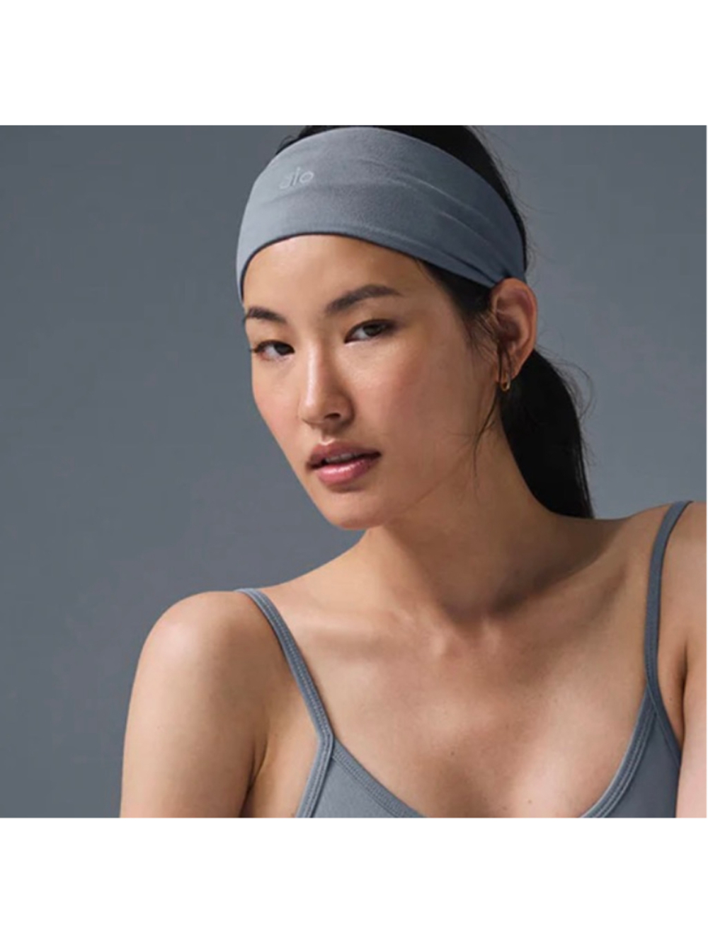 Alo Yoga Performance Conquer Headband One Size Grey